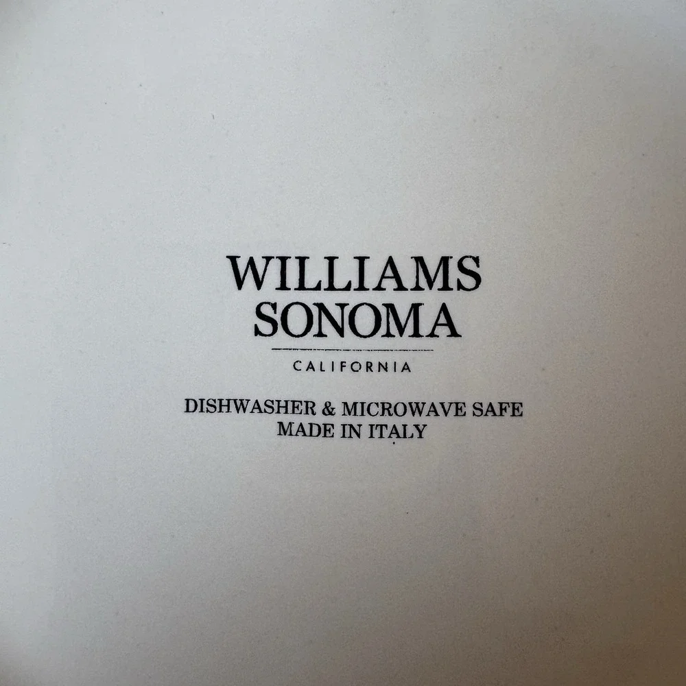 Williams Sonoma I Rosanna Olive‎ Oil Collection Pasta Bowl Made in Italy